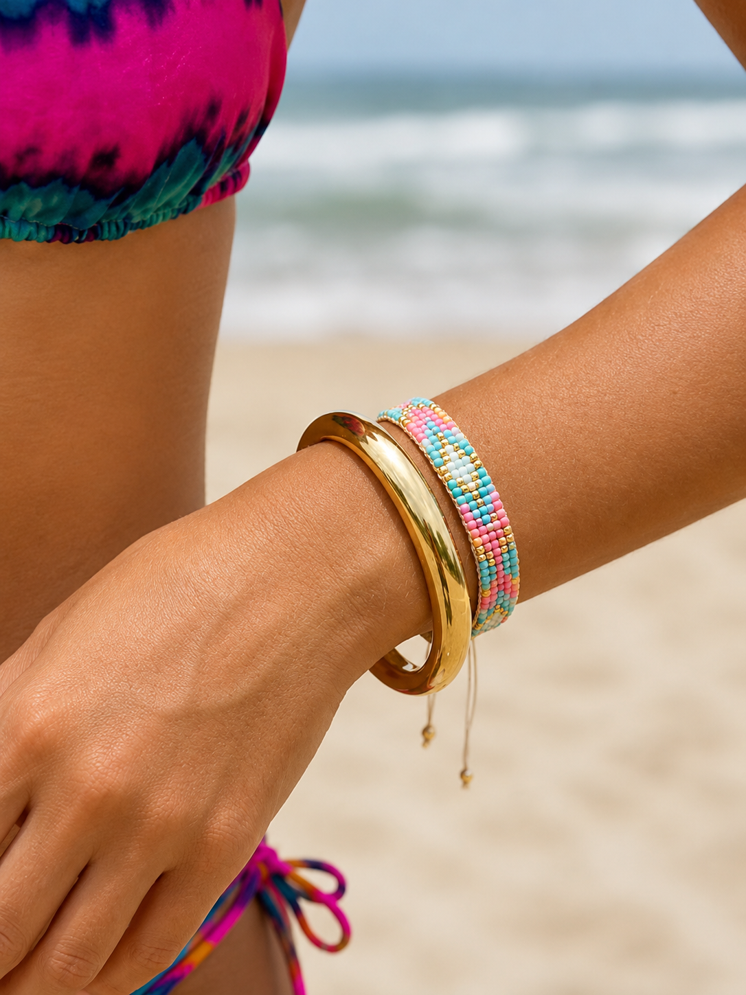 Honey Halo Bangle