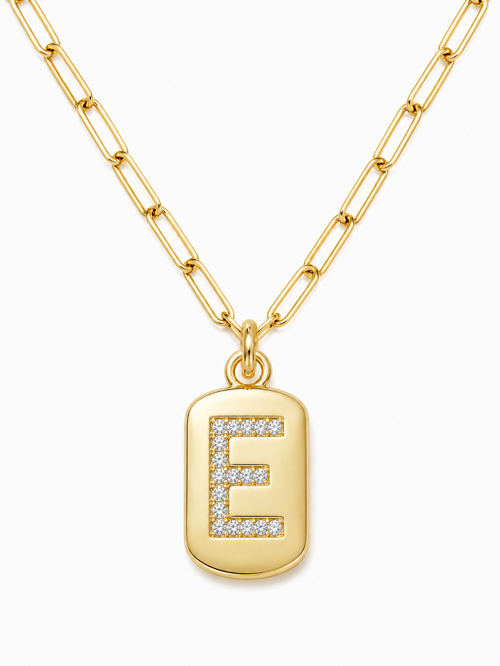 Initial Charm Pendant