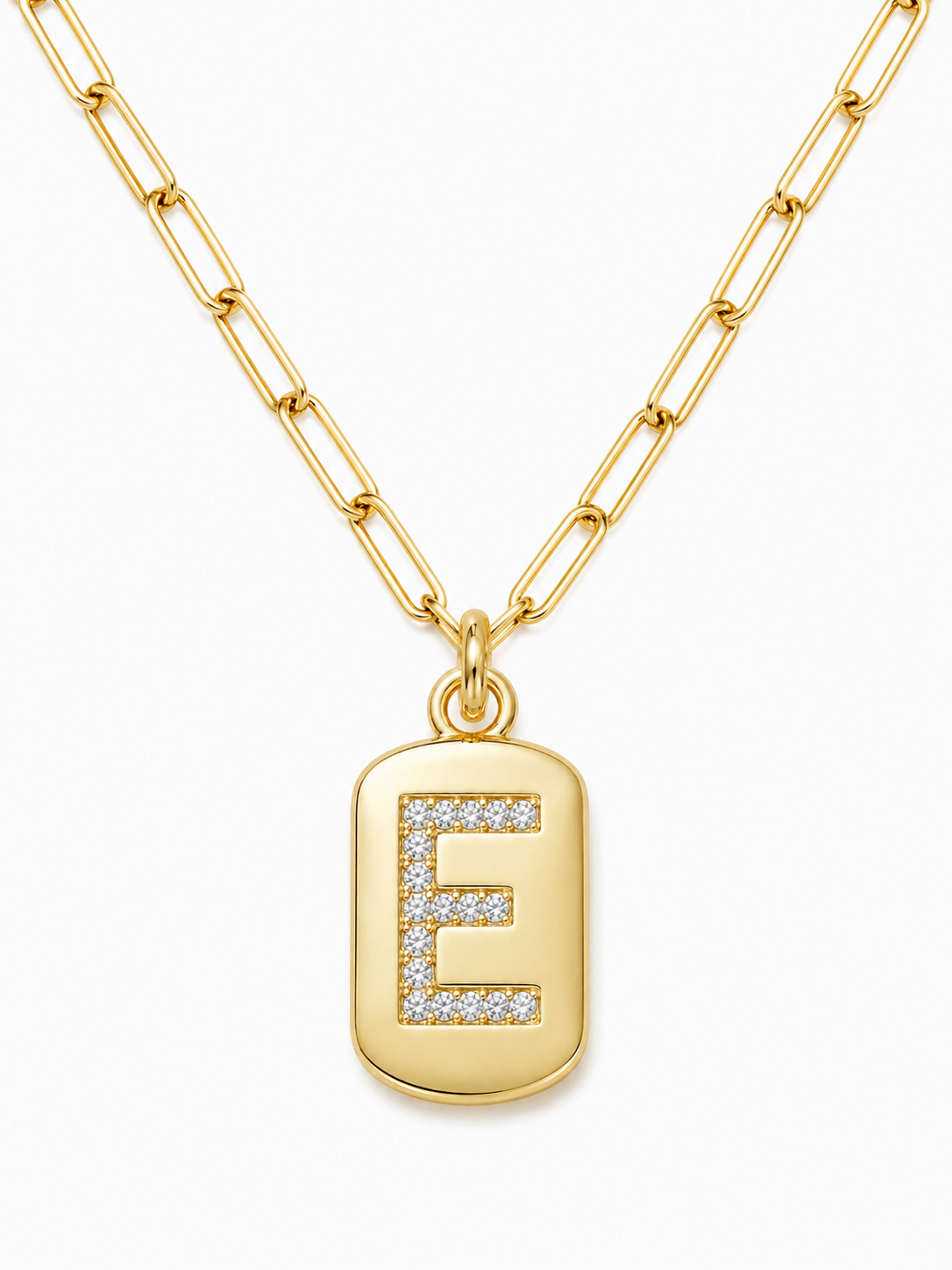 Initial Charm Pendant