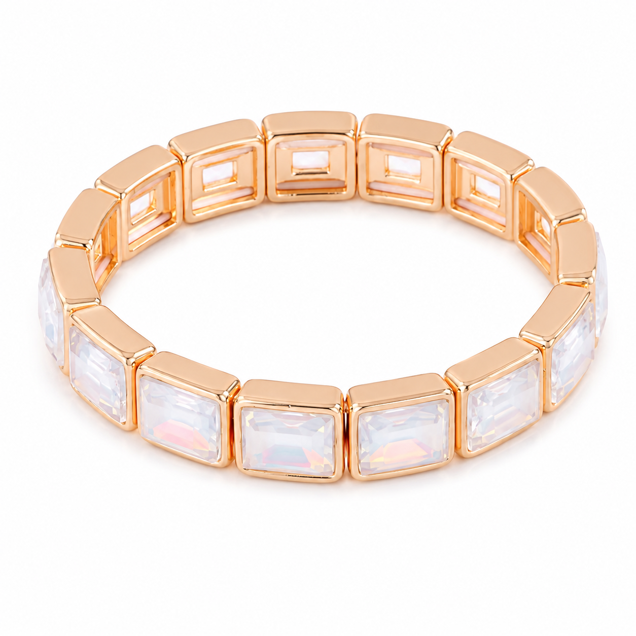 Sugar Cube Crystal Bracelet