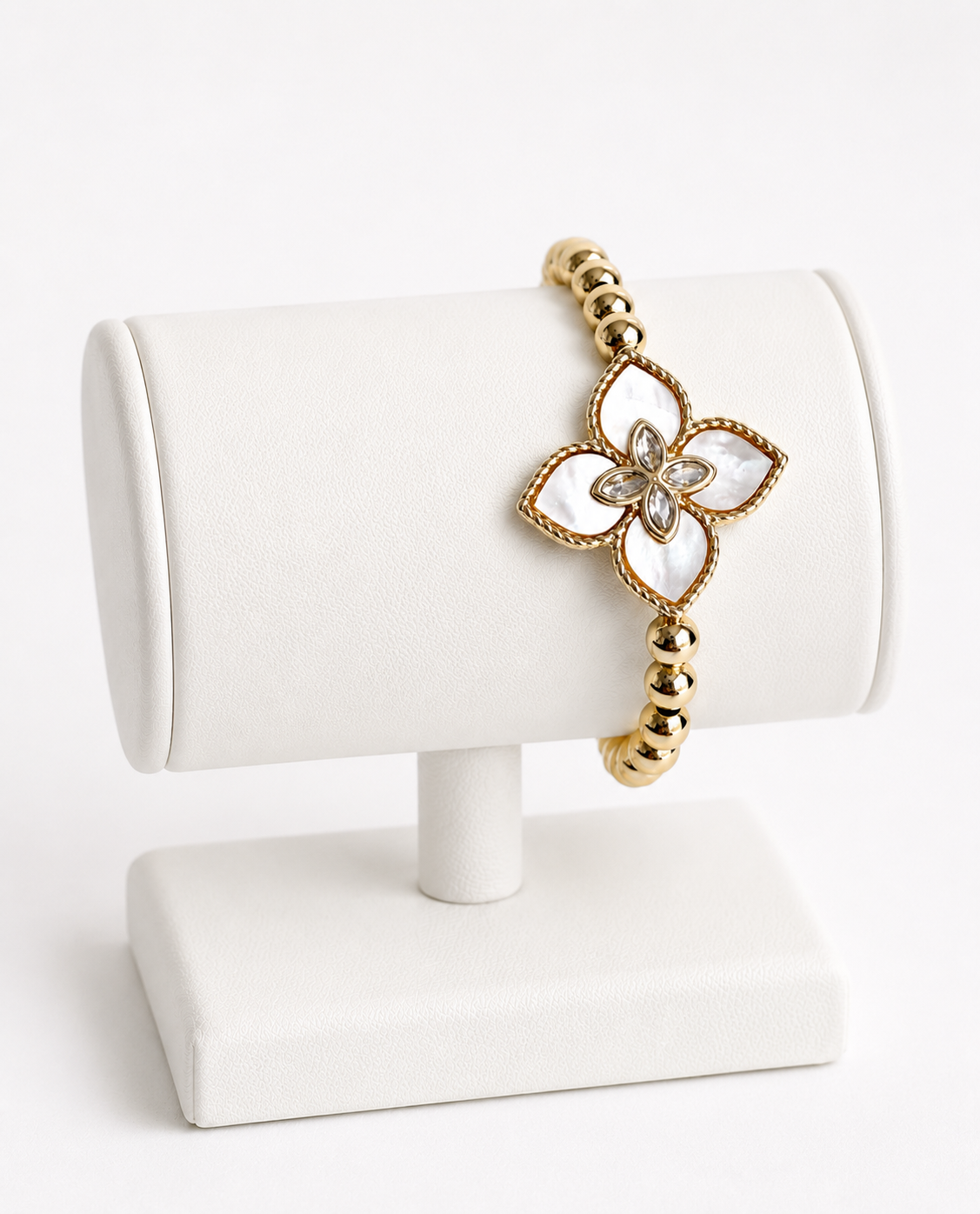 Mother of Pearl Clover Bracelet