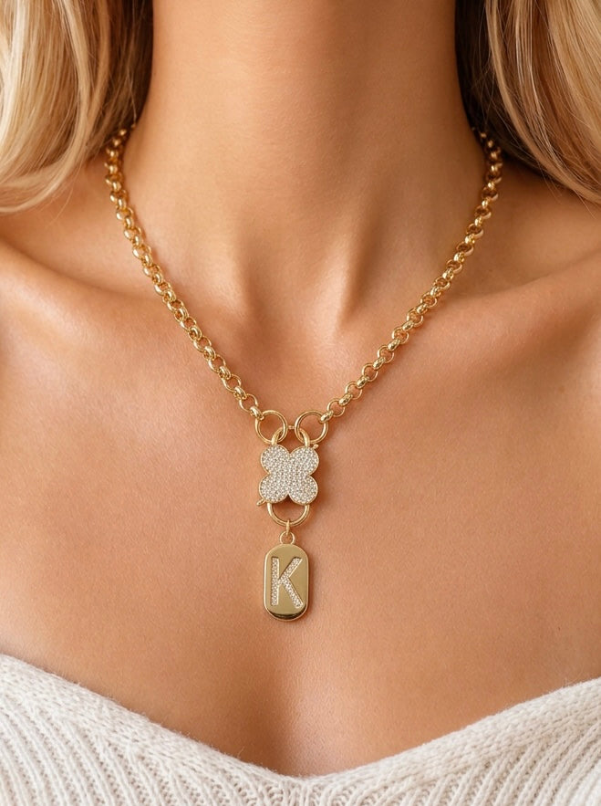 Crimson & Clover Charm Chain