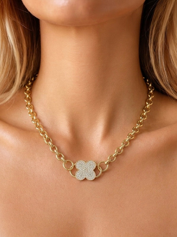 Crimson & Clover Charm Chain