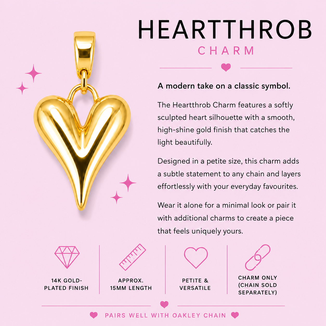 Heartthrob Charm