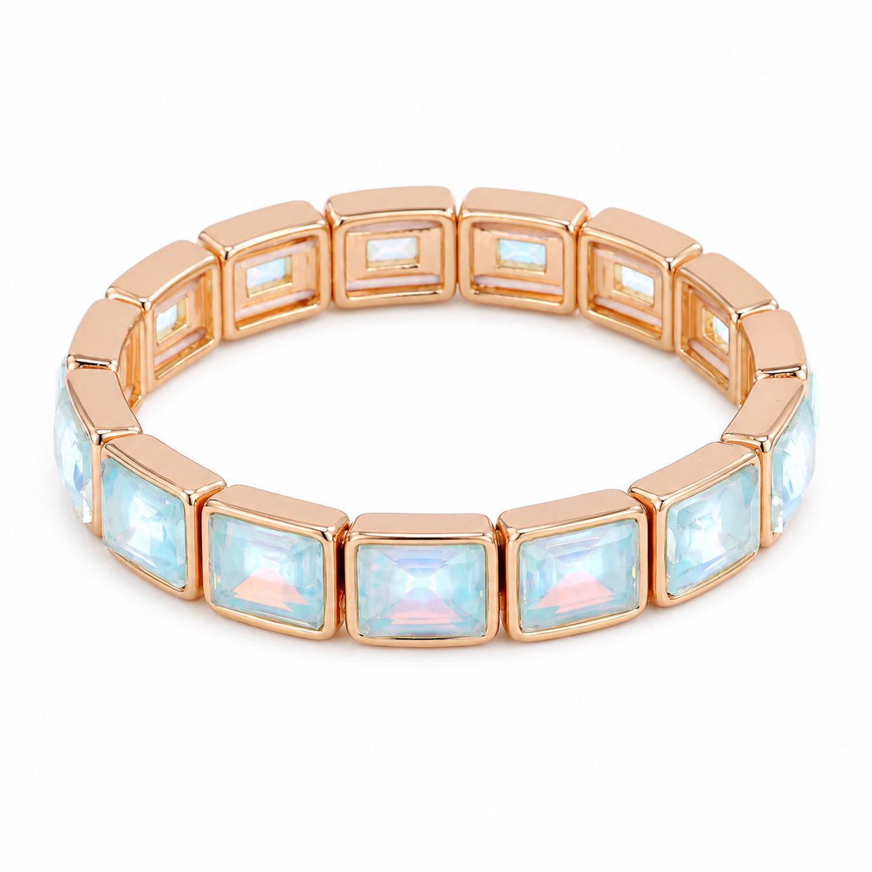 Sugar Cube Crystal Bracelet