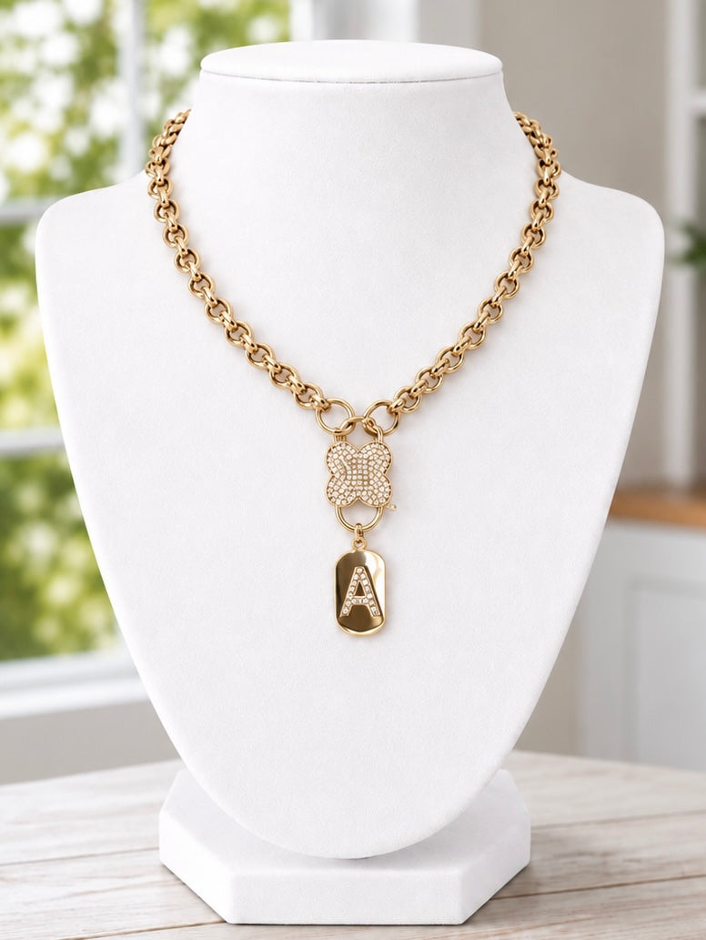 Crimson & Clover Charm Chain