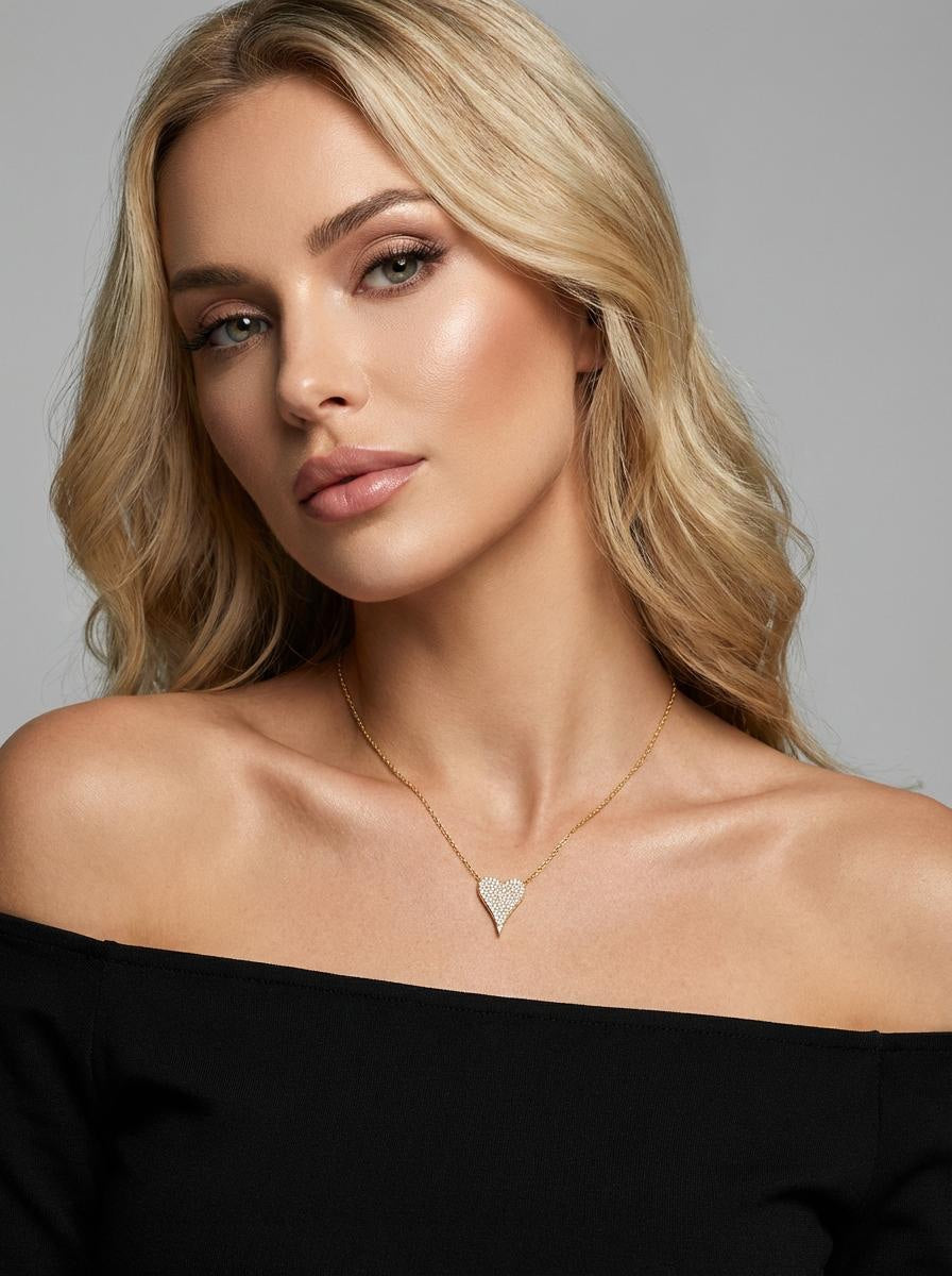 Charlize Heart Necklace