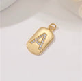 Initial Charm Pendant