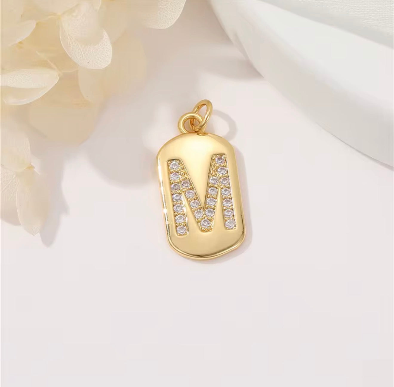 Initial Charm Pendant